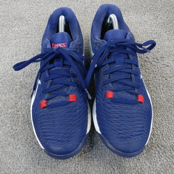 ASICS Solution Speed FlyteFoam 2 Womens Size 6.5 Tennis Shoes Blue Low Top - Picture 6 of 11